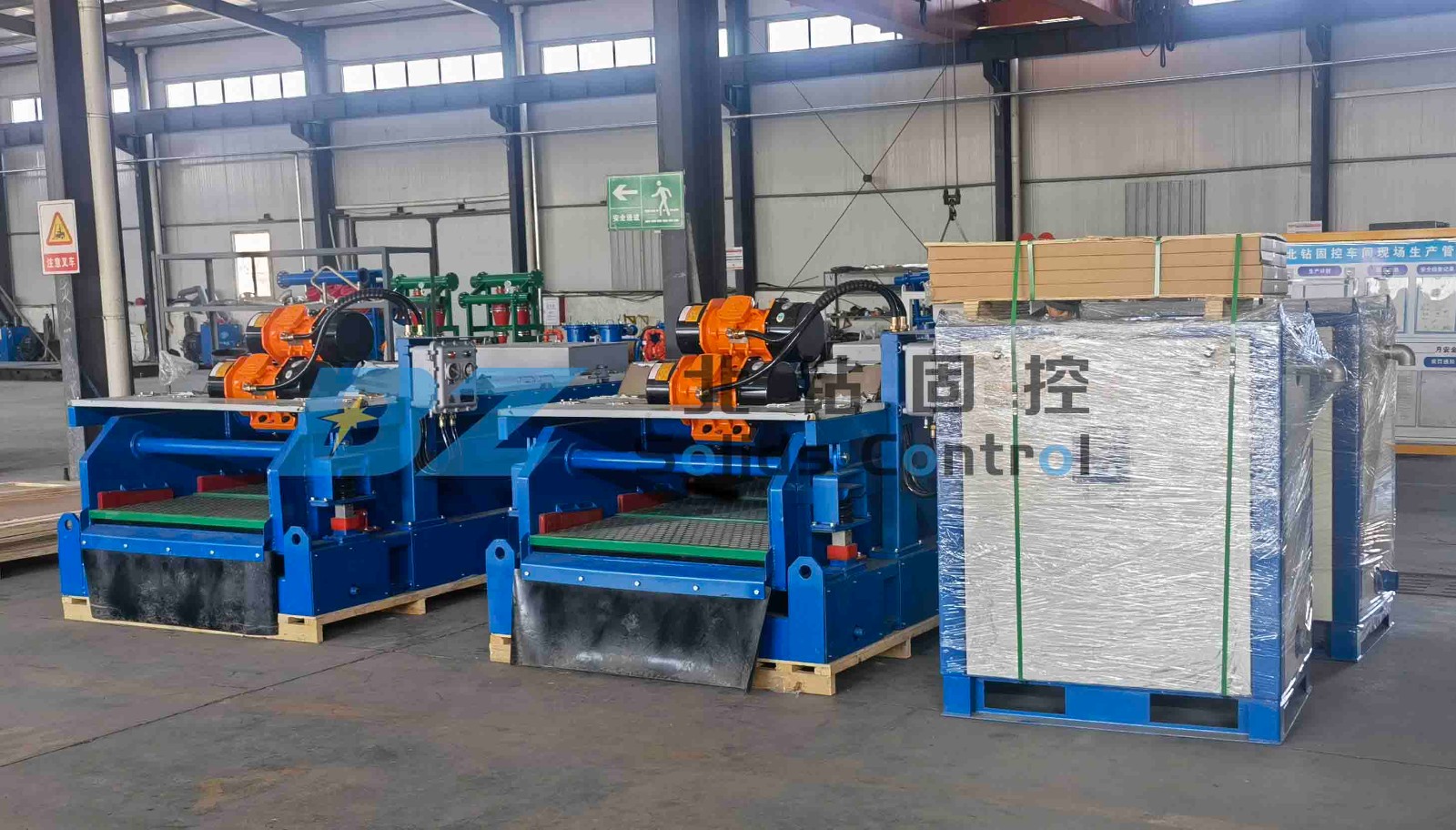 北鉆固控設(shè)備兩套負(fù)壓振動篩發(fā)往中石化鉆井現(xiàn)場